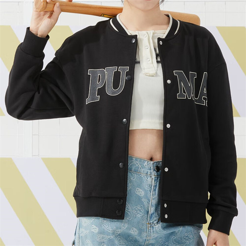 彪马（PUMA）女装新款跑步健身训练运动服户外时尚休闲舒适防风夹克外套682179-01 ZP高清大图