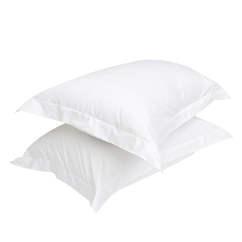 洛菲源 60S*60S提花枕套 星级酒店宾馆招待所常用白枕套55*85cm条