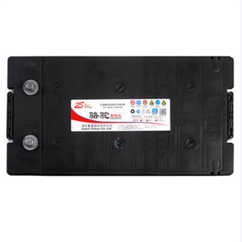 骆驼汽车电瓶 6-QWLZ-200(1100) 铅酸免维护起动用蓄电池 12V 200AH