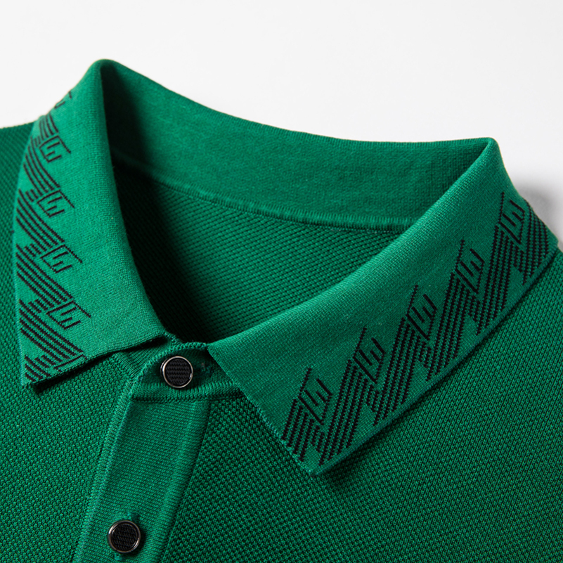 免费试穿白色短袖t恤男士夏季2024新款桑蚕丝衣服半袖薄款针织po高清大图