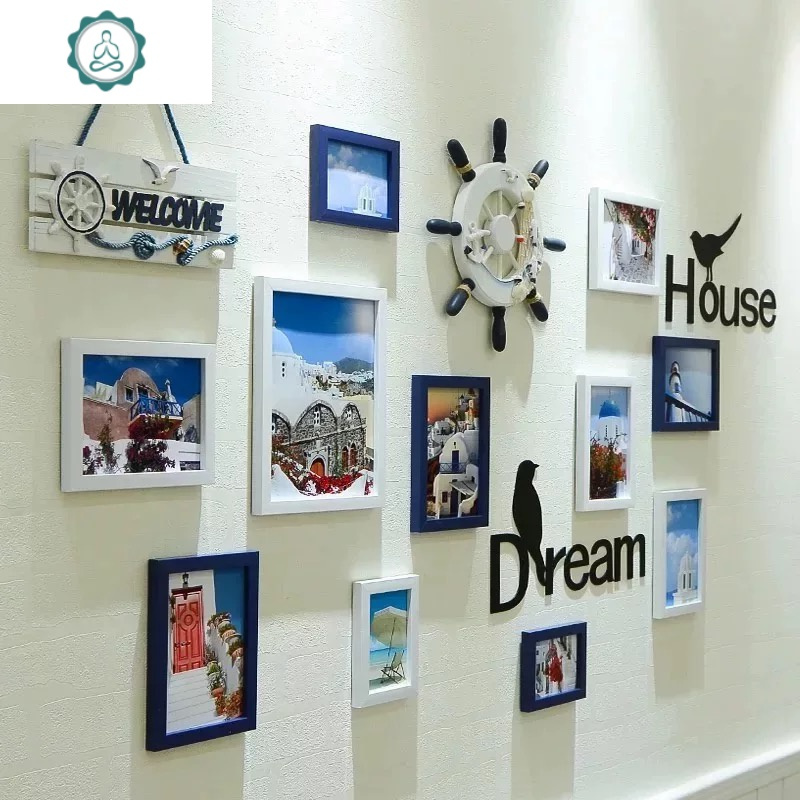 照片墙装饰免打孔相框挂墙组合创意个性卧室餐厅背景墙相册相片墙 封