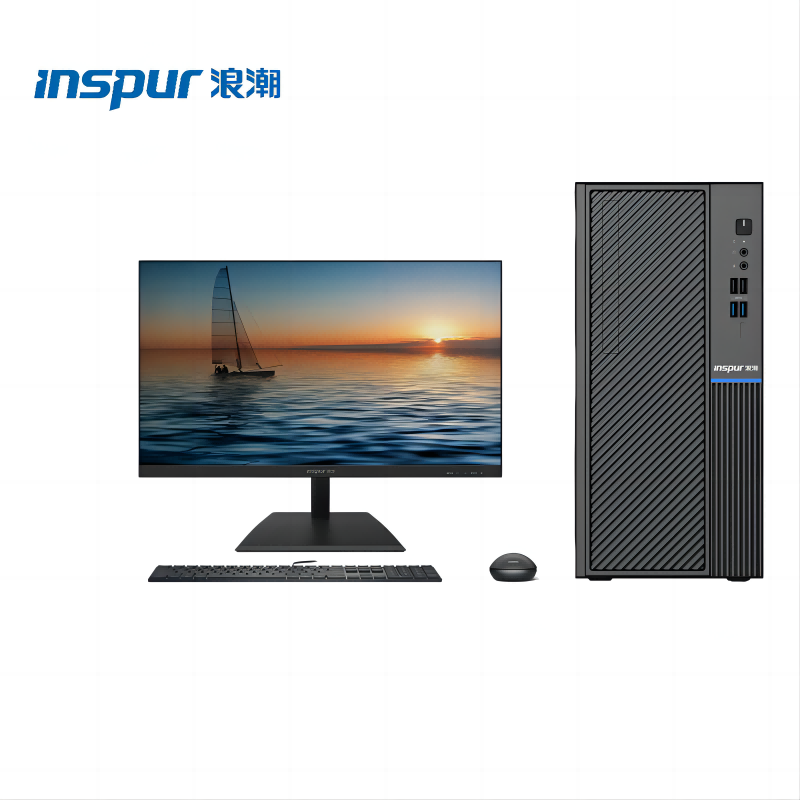 inspur 浪潮 海光 /16G 内存/1T 固态硬盘/2G独显 台式电脑 +23.8英寸