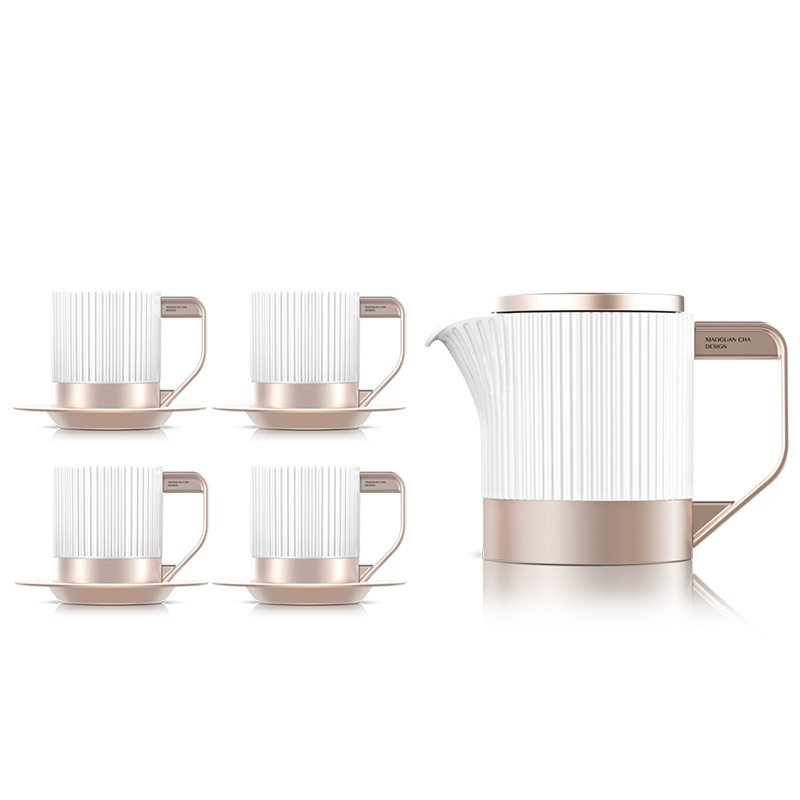 小罐茶2.0茶具 骨瓷行政套装商务茶具商务会议洽谈五件套 顺丰包邮