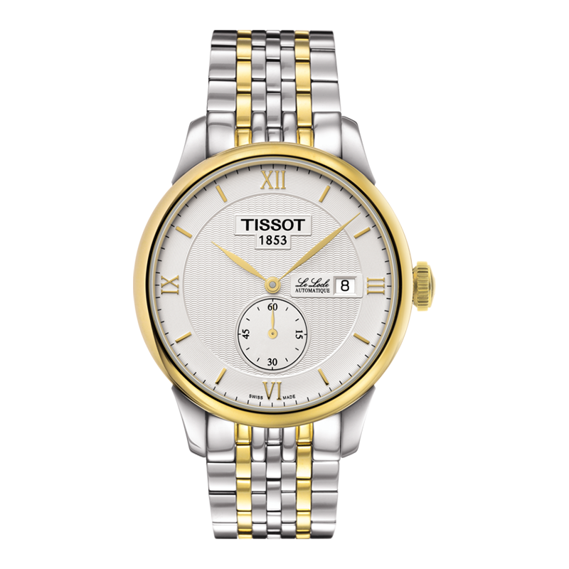 天梭(TISSOT)瑞士手表 雅致经典复古力洛克系列钢带男士机械表T006.428.22.038.01礼物高清大图