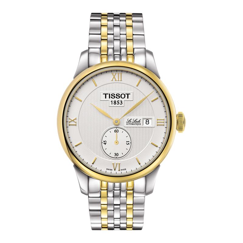 天梭(TISSOT)瑞士手表 雅致经典复古力洛克系列钢带男士机械表T006.428.22.038.01礼物