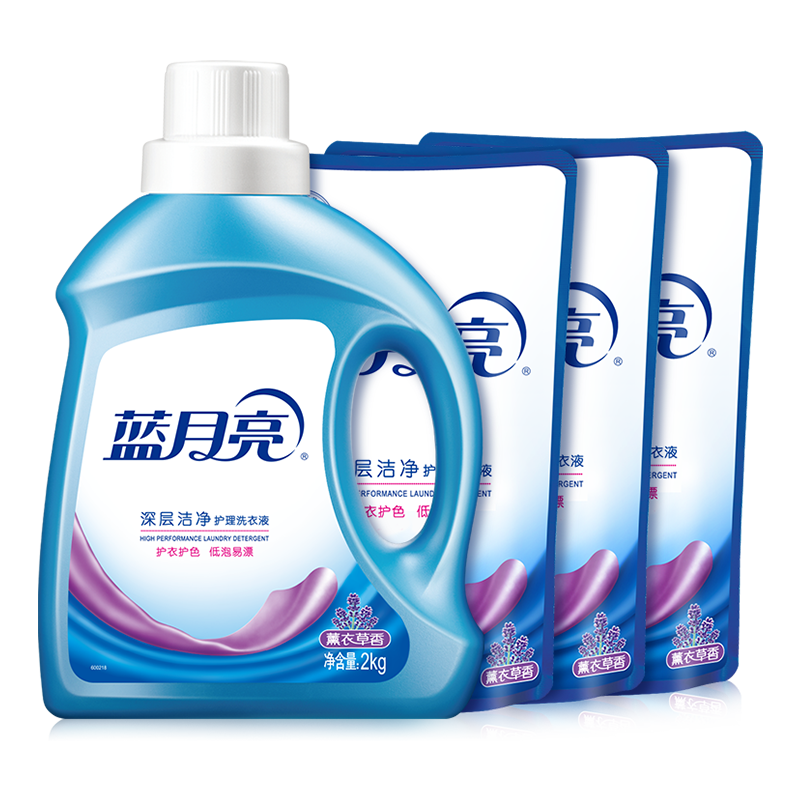 蓝月亮 深层洁净洗衣液10斤装活性物更高 深层去污温和不含磷高清大图