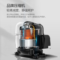 美菱(MELING)冰吧展示柜 全冷藏保鲜迷你立式展示柜 办公室茶叶水果护肤品小型商用冰柜SC-116FL