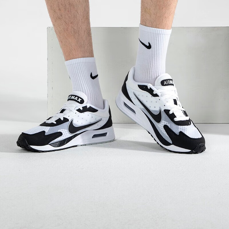 耐克(NIKE)男鞋 2023夏季新款健身训练运动鞋缓震耐磨轻便透气休闲跑步鞋 DX3666-100 黑白 39