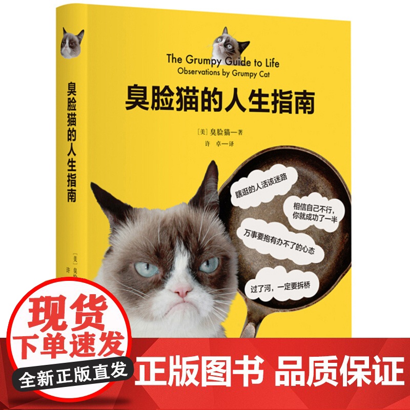 臭脸猫的人生指南 臭脸猫 不爽猫 暴躁猫 塔塔酱 猫奴 铲屎官 正版图书籍 上海译文出版社 世纪出版高清大图