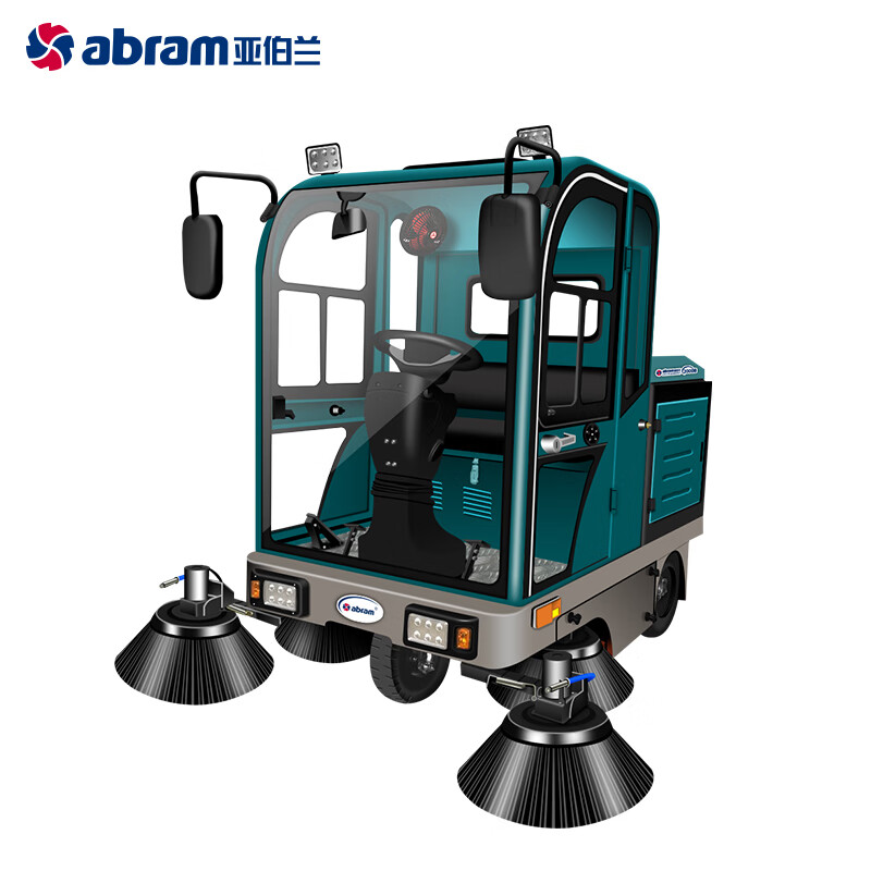 亚伯兰(abram)YBL-2000B ( 48V120A)全封闭驾驶式电动扫地车 工商业物业保洁清扫车室外道路厂区高清大图