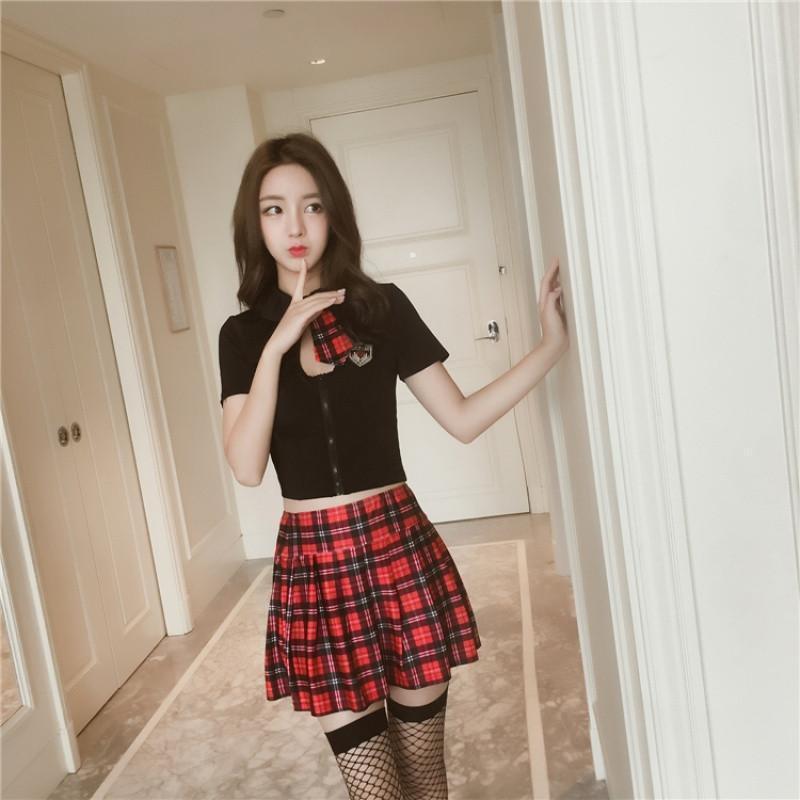情趣内衣清纯学生制服角惑sm骚紧身衣服性感公主短裙情趣套装