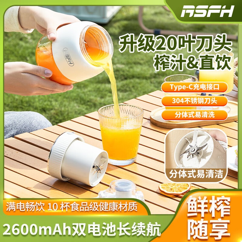 乐仕菲斯 便携式榨汁吨吨桶 RS-E1 500mL高清大图