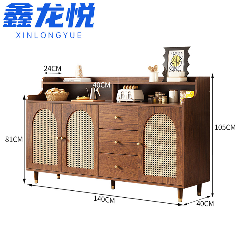 鑫龙悦 茶水餐柜 140*40*105 台高清大图