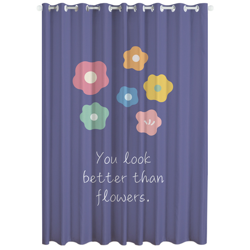 添福运 门帘隔断帘卧室隐私家用分间房间客厅免打孔屏风挡风帘子布帘窗帘遮光窗帘挂钩纯色窗帘打孔窗帘飘窗客厅帘子 AMB莫兰迪 每米打孔单价