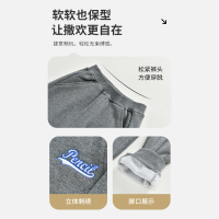[直降价:85元]铅笔俱乐部秋冬新款男童长裤中大童加绒加厚运动儿童针织裤子