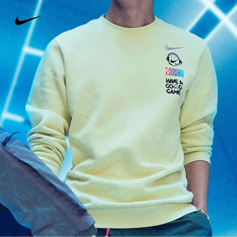 nike耐克男装2020新款笑脸运动卫衣电竞联名款套头衫dc3938750