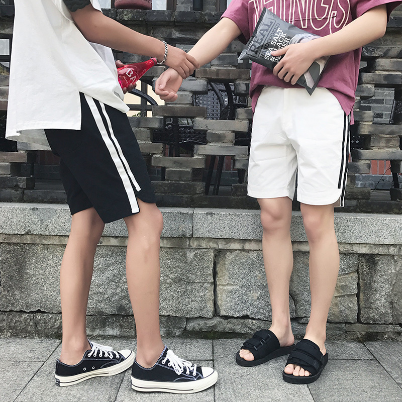 2018新款夏款3分裤子男生运动裤韩版时尚百搭五分裤个性街头短裤