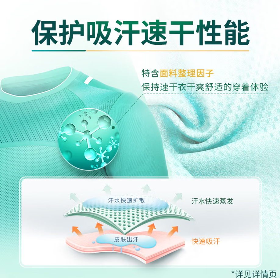 蓝月亮深层洁净洗衣凝珠高效去渍抗菌除菌温和护衣设计高清大图