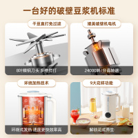 蓝宝(BLAUPUNKT)豆浆机家用小型迷你全自动多功能破壁机米糊免煮1-2-3人