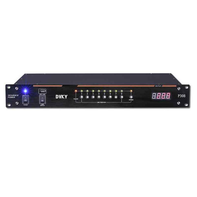 Dvky P308多功能8路时序电源控制器