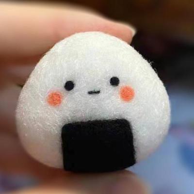 羊毛毡戳戳乐甜品寿司羊毛毡手工diy制作材料包新手圣诞节礼物寿司