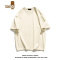 YANXU美式短袖T恤男夏季宽松ins潮牌纯白色打底衫情侣内搭上衣