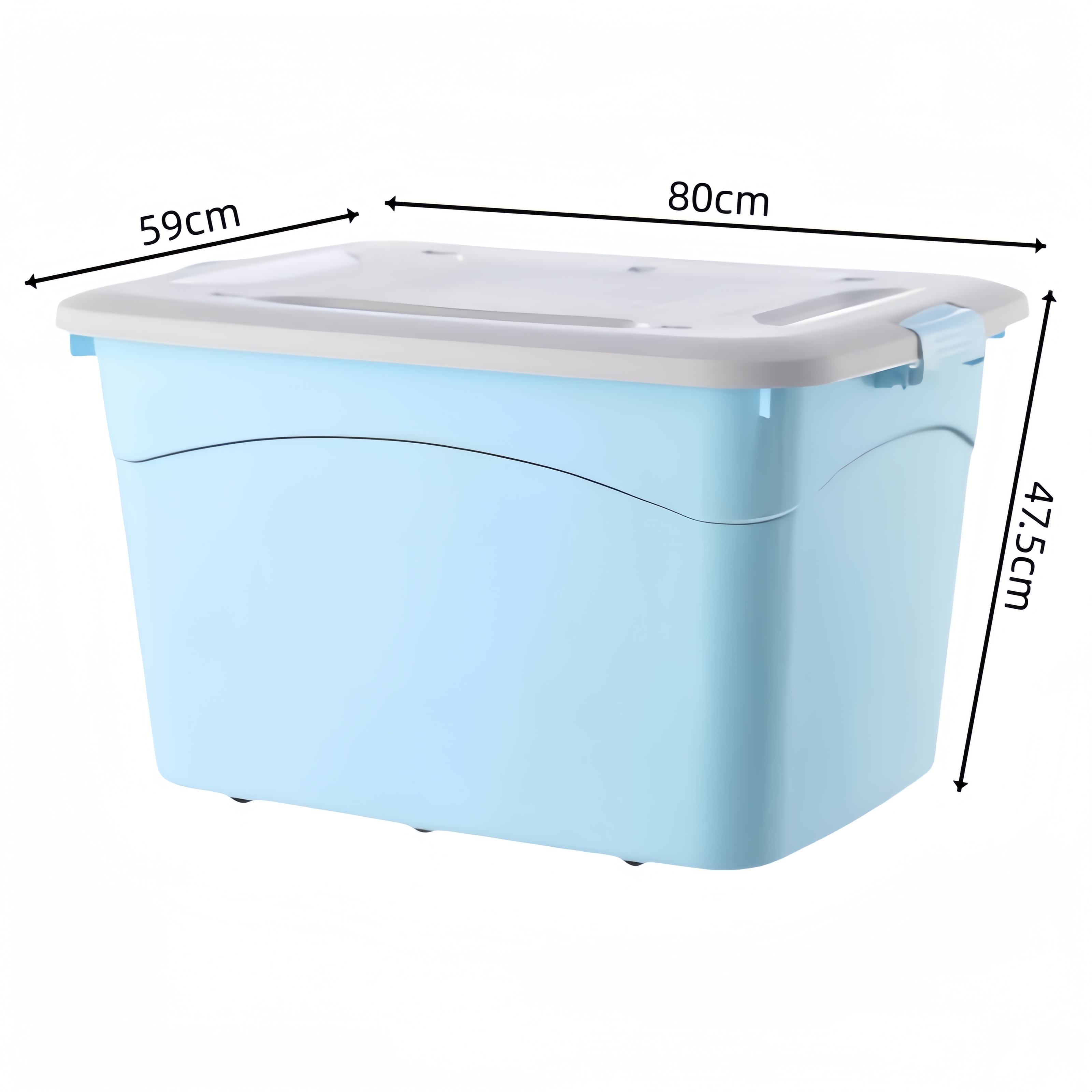 乐琪艺收纳箱80*59*47.5cm个高清大图