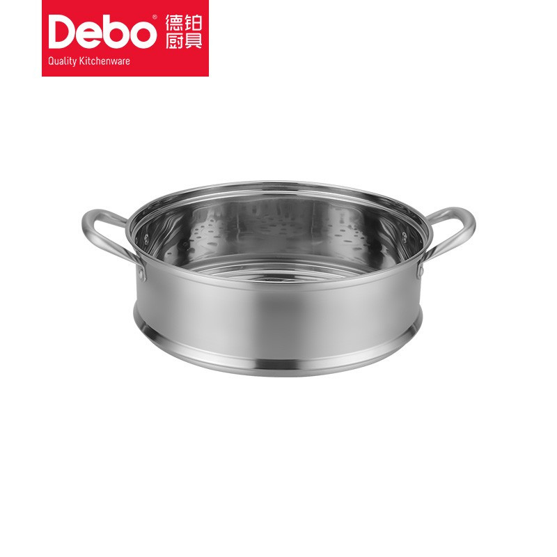 德铂 安吉洛双层复底蒸锅 DEP-696 304不锈钢28cm 单位:个