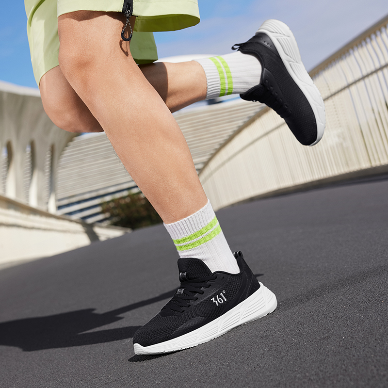 361°男鞋运动鞋新款网面透气轻便跑鞋减震跑步鞋舒适网鞋高清大图