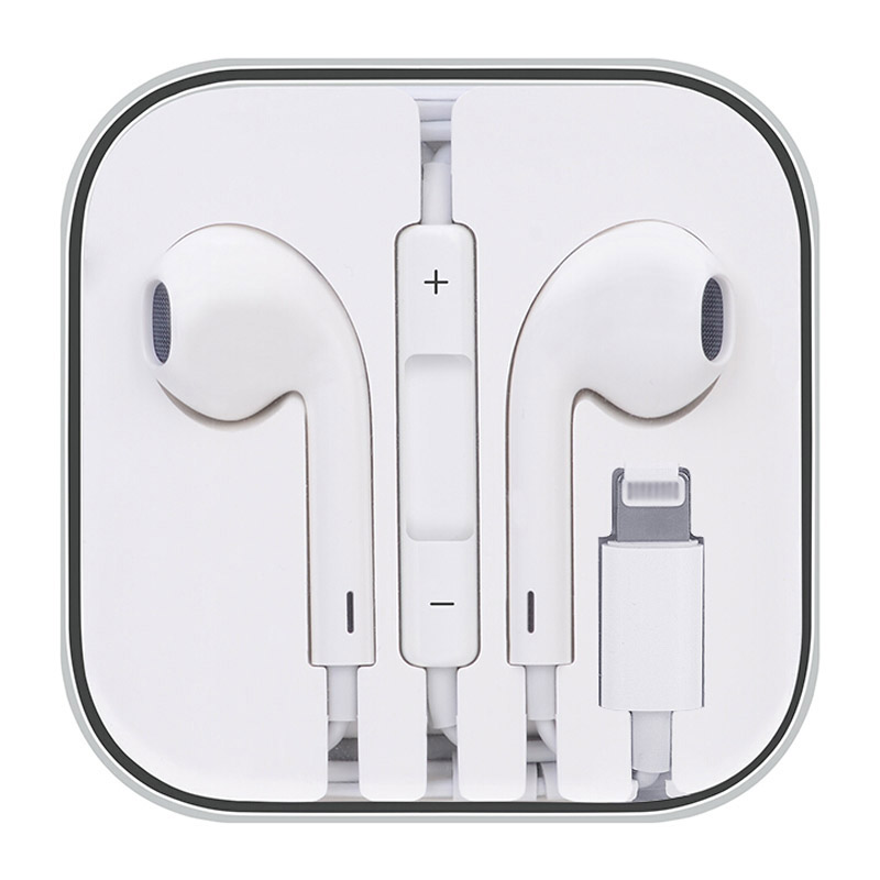 耳机 适用于苹果iphone6s//7/8plus/x/xsmax/xr/等lightning扁头接口