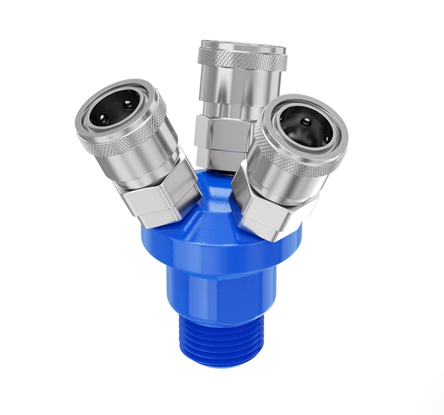 安创者 气管自锁三通 螺纹Ø15高清大图