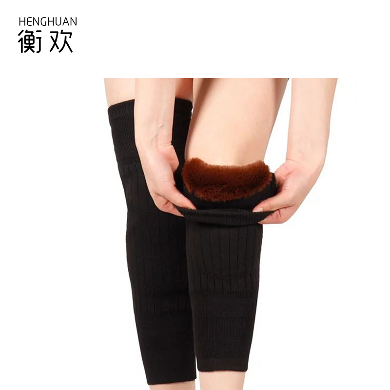 衡欢 仿貂绒护膝 RZ-HX02/双(均码/黑色)高清大图