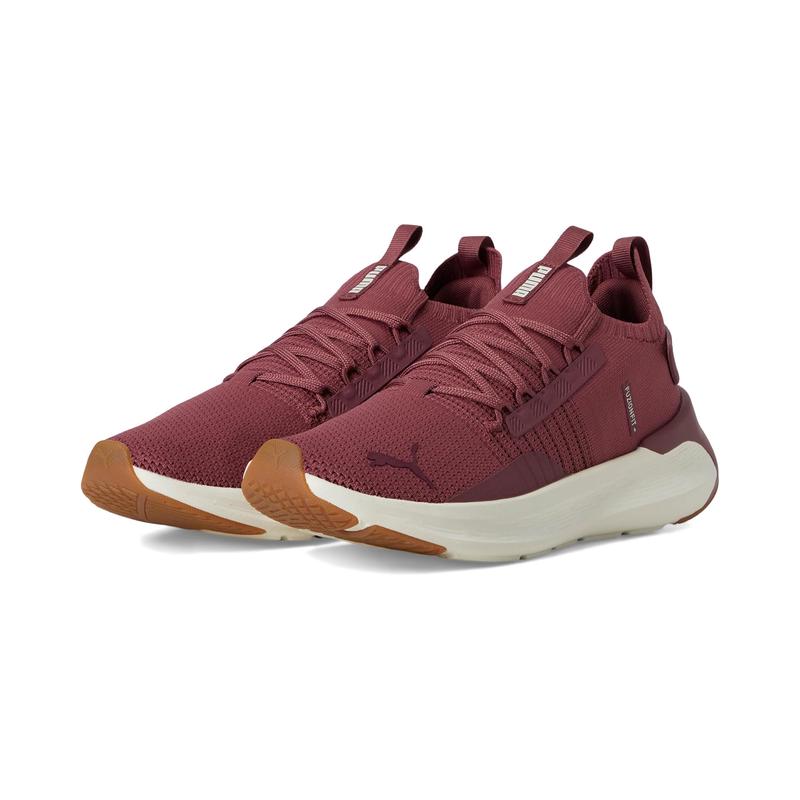 彪马(Puma)女鞋综合训练鞋轻便舒适耐磨防滑室内健身跑步鞋 Wood_Violet/Alpine_Snow 42