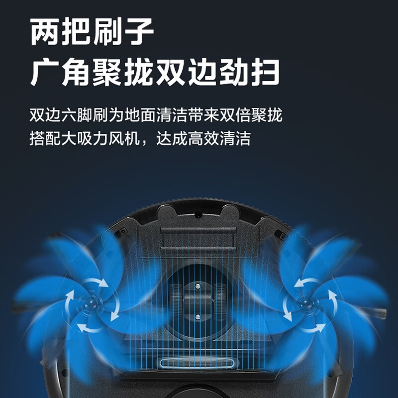 美的(Midea)扫吸一体 全自动扫地机器人 纤薄机身 环境感应 低噪设计 Q4高清大图