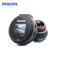 飞利浦(PHILIPS) 迷你130度广角镜头1080P行车记录仪+标配无卡版