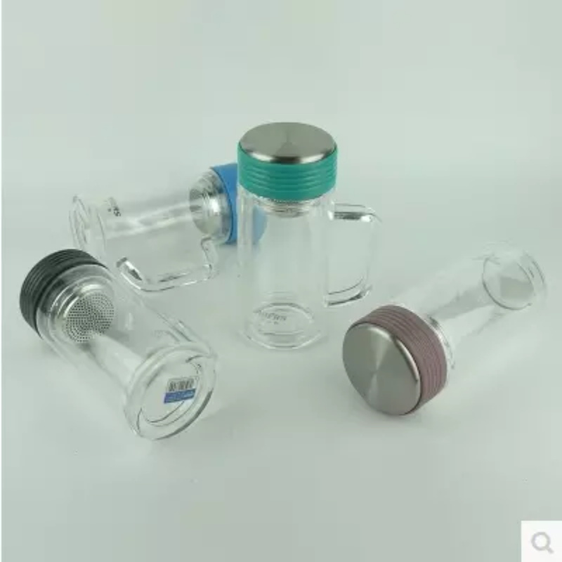 哈尔斯 乐享双层玻璃办公杯 HBL-400B-46 黑色 24只/箱(单位:箱)