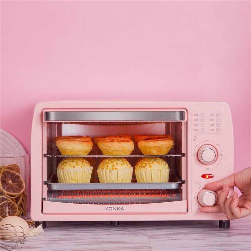 康佳 kao-t6多功能13l电烤箱家用烘焙小型 多功能干果机迷你全自动