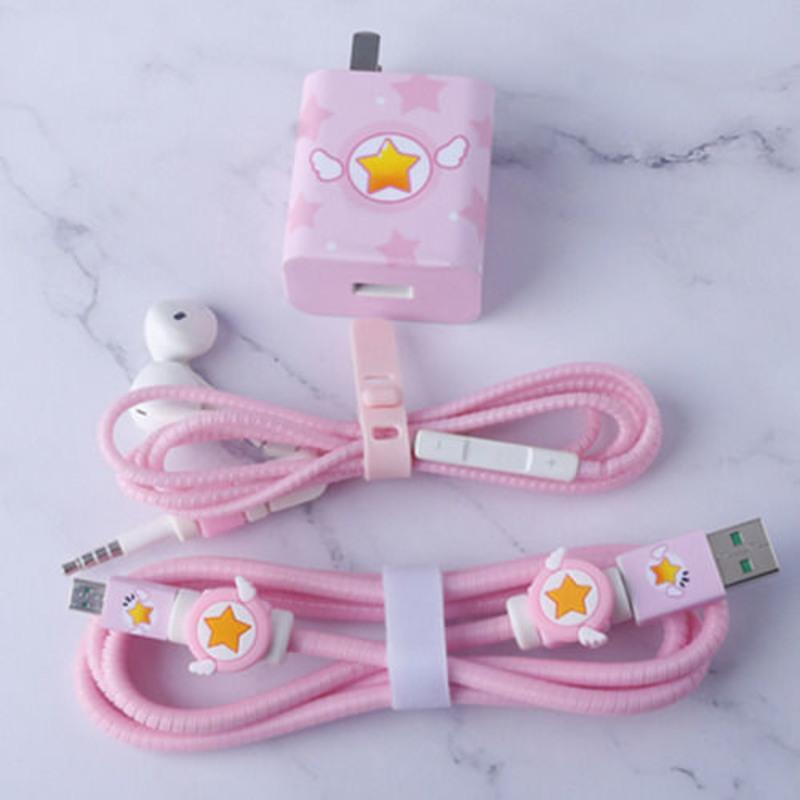 星星c00 华为可爱p30/P20pro/Mate20数据线保护套P10plus充电器保护线
