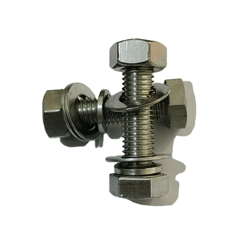 立伟铁牛不锈钢螺栓(含1母1弹垫2平垫)M14*55套高清大图