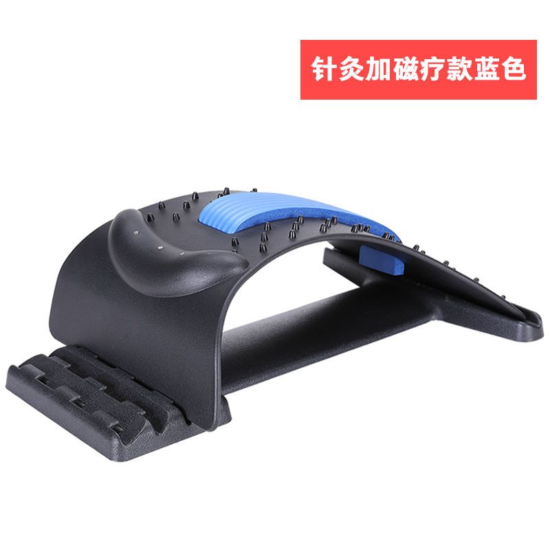 多款任选 颈椎按摩器牵引器颈椎枕腰椎矫正器腰椎间盘突出仪 115(颈椎)针灸款黑蓝色