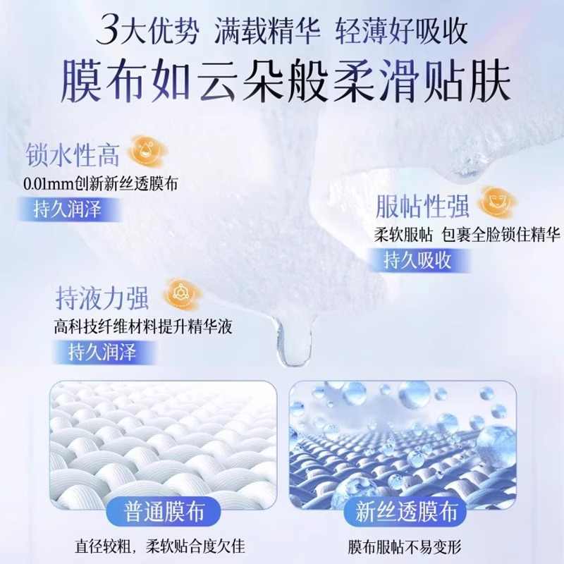 百雀羚-美白莹透淡斑面膜25ml*10高清大图