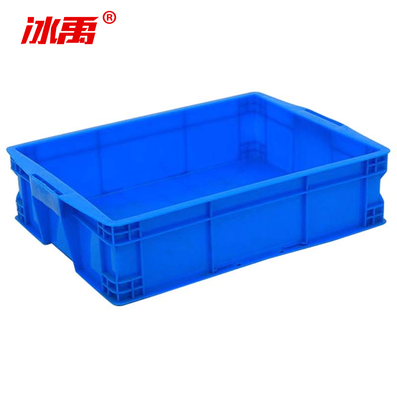 冰禹 加厚塑料周转箱 BYrsl-01 400-130箱外430*330*140mm 1个