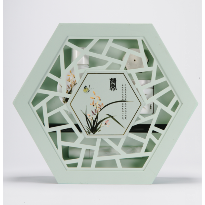 美通 (Aroma Light)G07-MT004B 香薰蜡烛 梅兰竹菊君子礼盒 兰