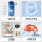 无忧嵌美菱400升Pro超薄零嵌入式法式多门冰箱 60.1cm窄机身1级家用大容量电冰箱补贴BCD-400WPU9CZX