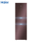 海尔(Haier)BCD-220WDGR 220升风冷无霜家用电冰箱 金棕画沙 全温区变温 DEO净味 电脑控温 小冰箱