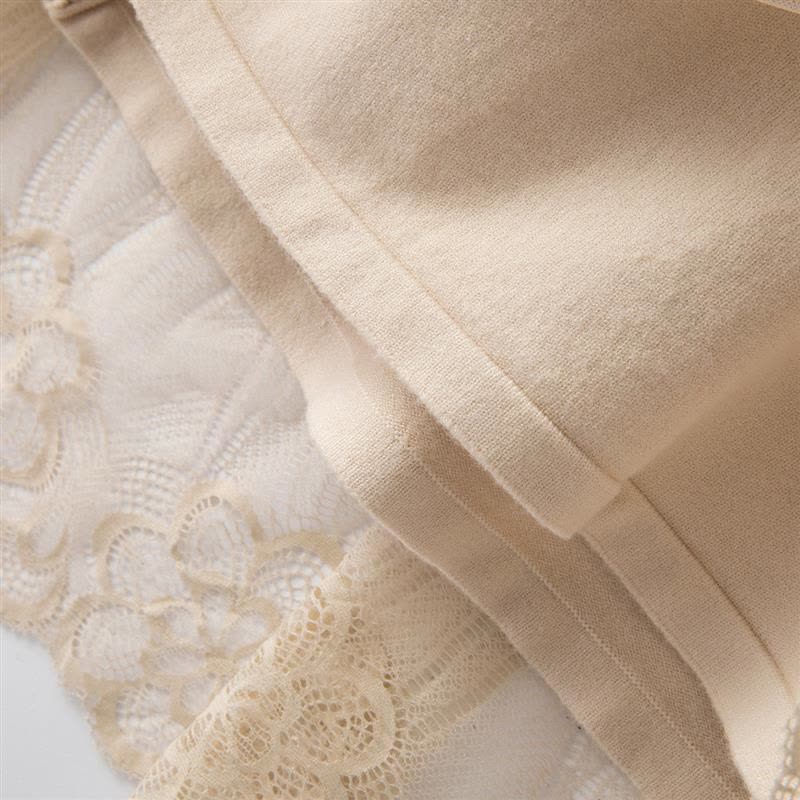 2021秋冬新款轻熟风优雅修身显瘦蕾丝针织拼接连衣裙图片