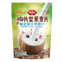 福事多椰片蔓越莓燕麦片450g坚果水果代餐即食早餐优质原料 营养代餐 麦片