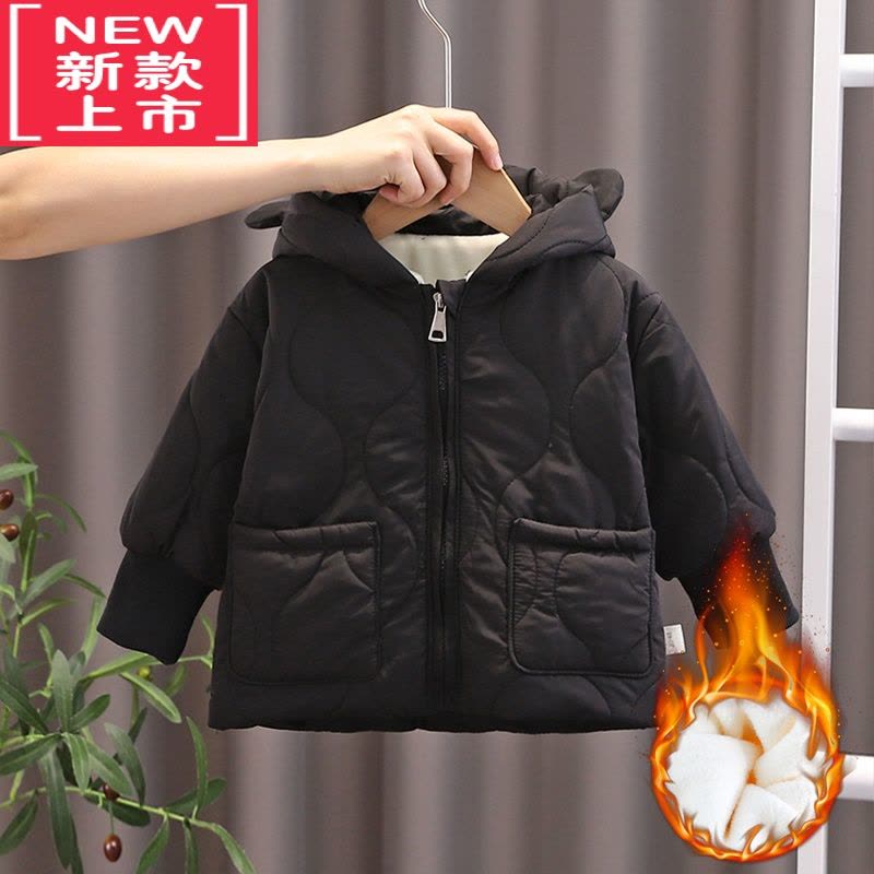 可莉允女童棉服冬季加厚加绒2儿童棉衣冬装3婴儿棉袄一岁女宝宝夹棉外套图片