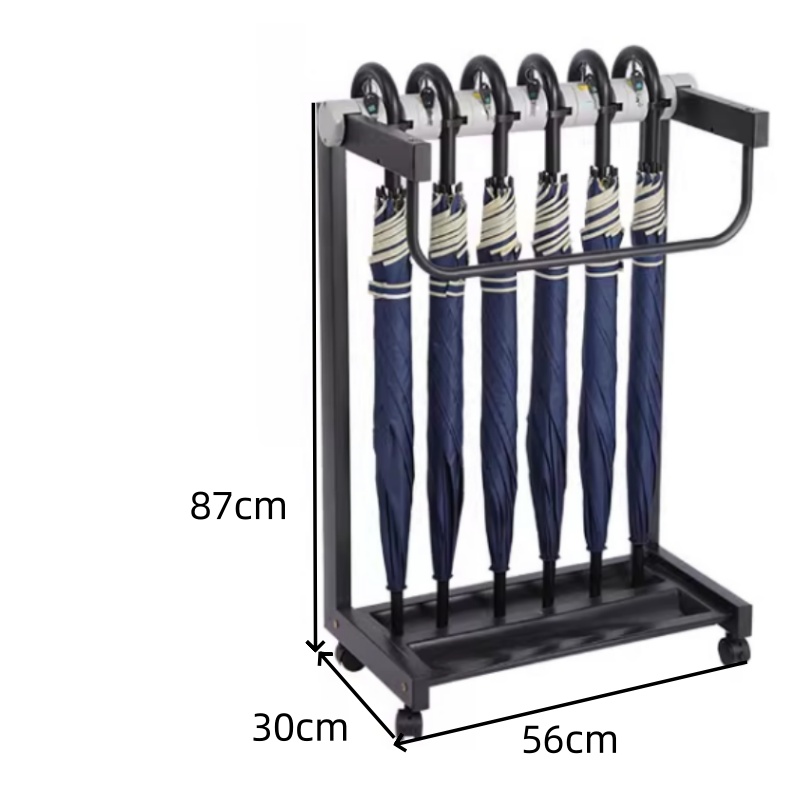 伊洛源 雨伞架 6头带伞56*30*87cm个 多规格
