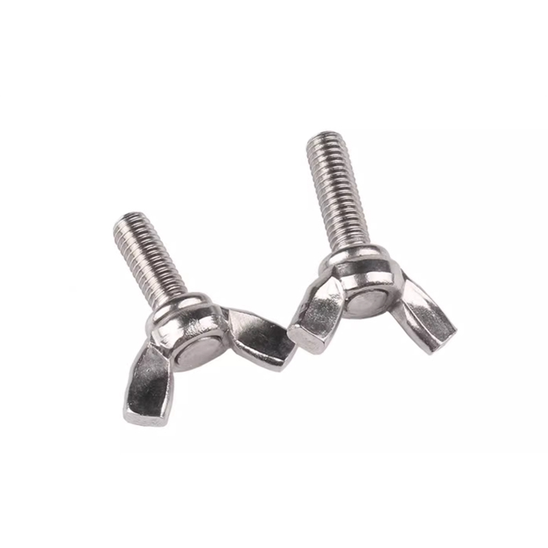 新凯益 304不锈钢蝶形螺丝 M6*20 个高清大图